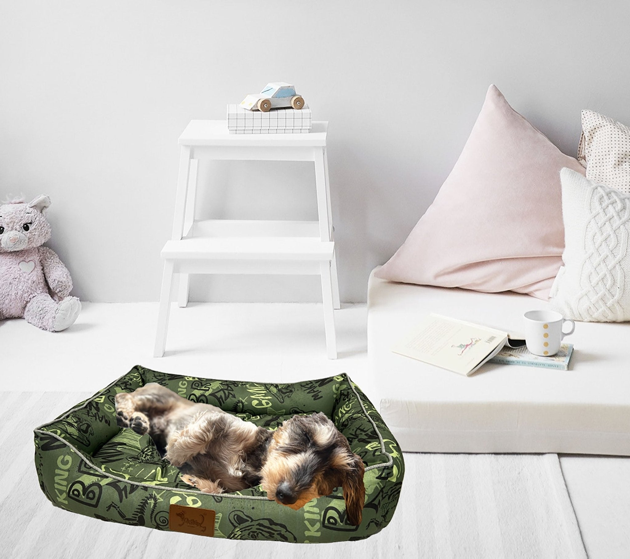 Imagen de Productos para mascotas y animales Cama para perros (Dibujos) en color S: 50x40x16cm de Meishida